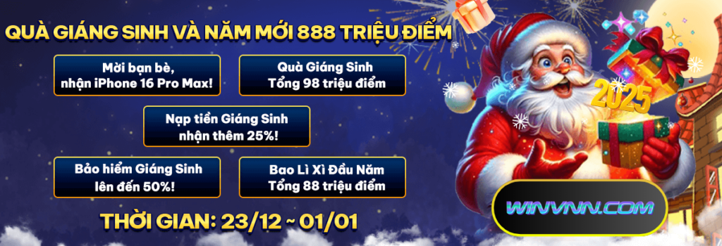 WinVN | Trang Chủ Chính Thức Win VN 2025 1 Winvn Khuyến Mãi Giáng Sinh - Năm Mới